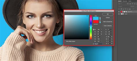 how to change background color of image in adobe photoshop