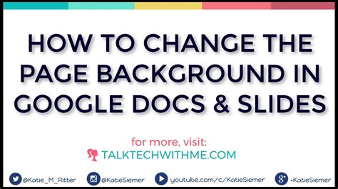 How To Change Background Image In Google Docs