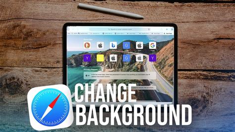 how to change background image in safari