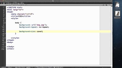 how to change background image size in html