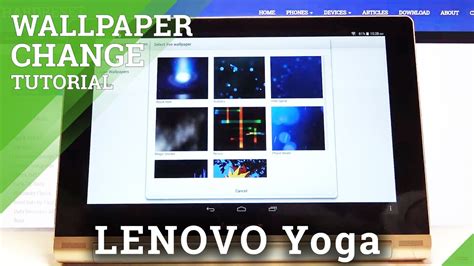 how to change background pic lenovo