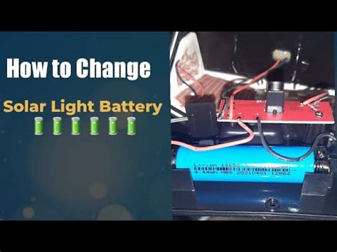 how to change battery in solar string lights