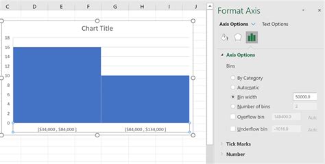 How To Change Bin Size On Excel