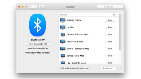 how to change bluetooth name on mac