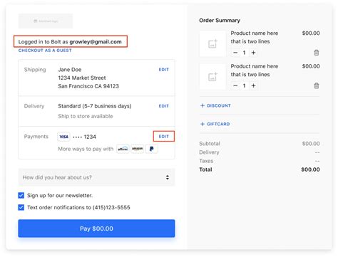 How To Change Bolt Payment Method