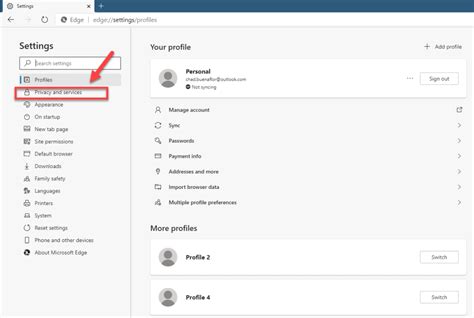 how to change browser privacy settings