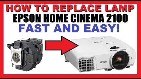 How To Change Bulb In Epson Projector
