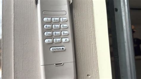 How To Change Chamberlain Garage Door Keypad Code