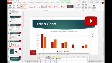 how to change chart data source in powerpoint