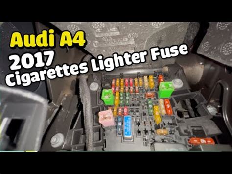 How To Change Cigarette Lighter Fuse In Audi A3