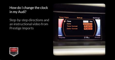 How To Change Clock In Audi Q5