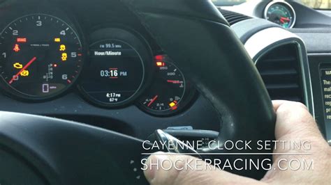 How To Change Clock In Porsche Cayenne