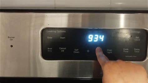 How To Change Clock On Ge Range