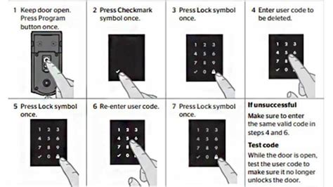 how to change code on key pad lock