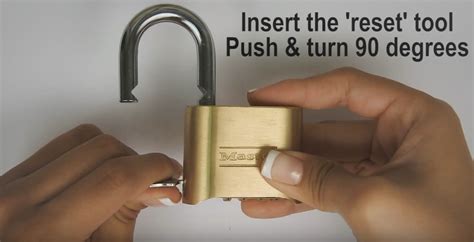 how to change code on master lock 175