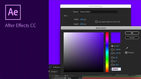 How To Change Color In After Effect