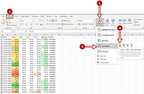 Excel cell color change according to value YouTube