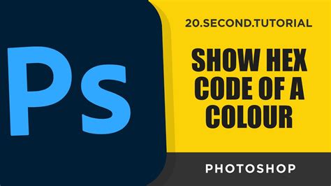 how to change color in photoshop using hex code