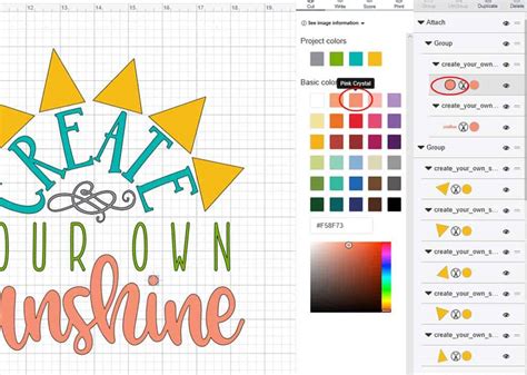 Complete Guide on How to Use and Change Colors in Cricut Design Space