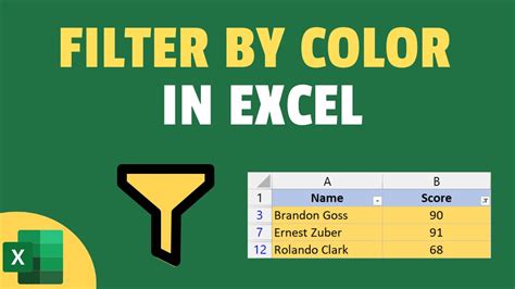 How To Change Colour Of Filter In Excel
