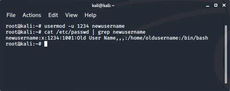 how to change command name in linux