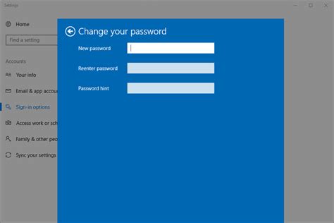 how to change computer password without changing microsoft password