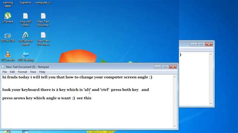 How To Change Computer Screen Angle