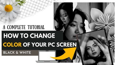 How To Change Computer Screen From Black To White