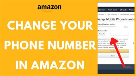 how to change contact number in amazon