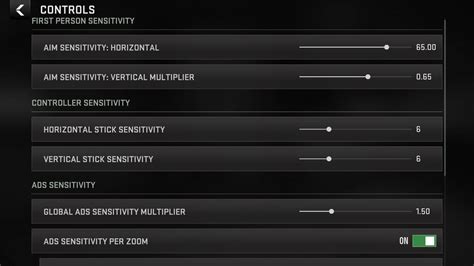 how to change controller settings on cod warzone mobile