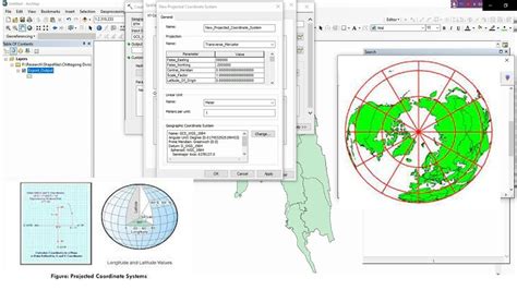 how to change coordinate system in arcmap