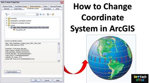 how to change coordinates in arcgis