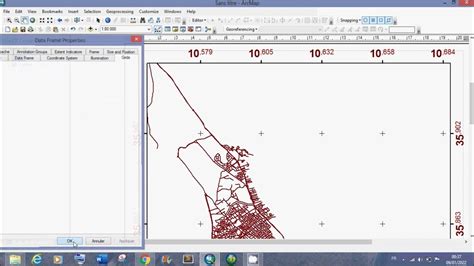 how to change coordinates in arcmap