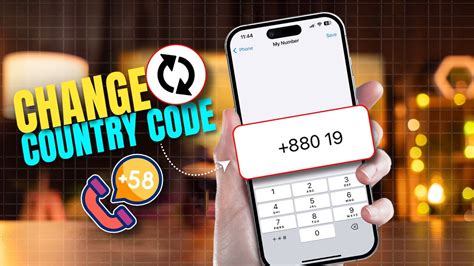 how to change country code in iphone 13