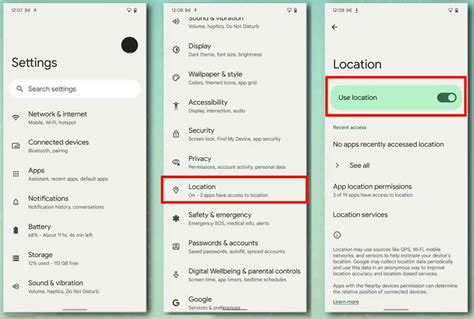 how to change current location in android phone