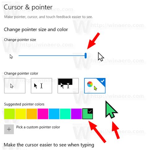 how to change cursor color on desktop
