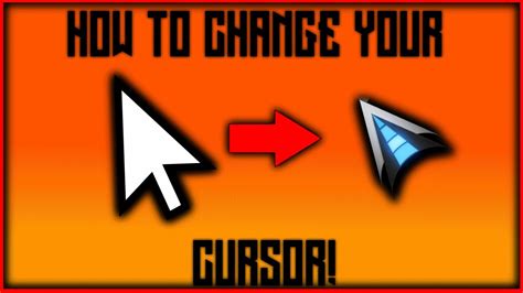 how to change cursor on desktop