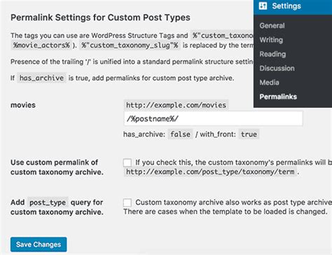 how to change custom post type url in wordpress
