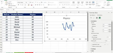 how to change data on x axis in excel