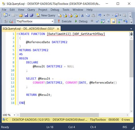 how to change database timezone in sql server