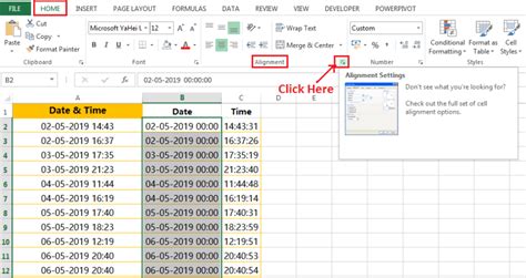 how to change date format in excel text to column