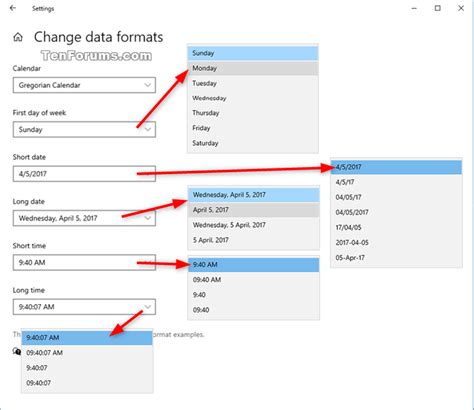how to change date format in numbers app
