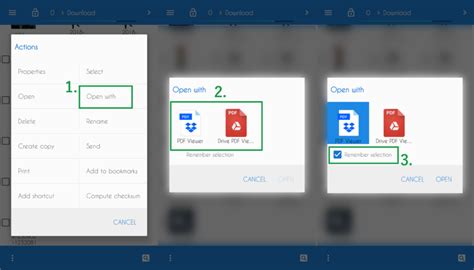 how to change default app file type android