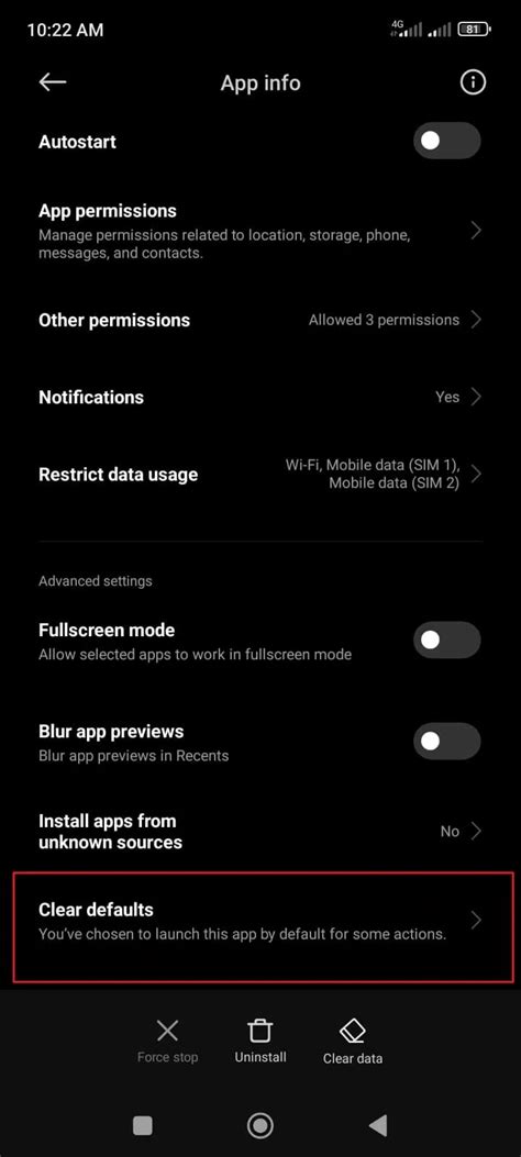 how to change default app for pdf files in android