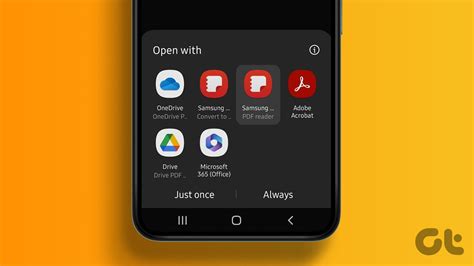 how to change default app to open pdf file in android