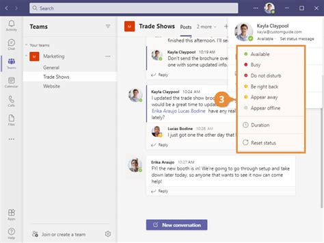 how to change default away time in teams