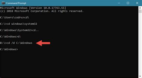how to change default directory in command prompt windows 11