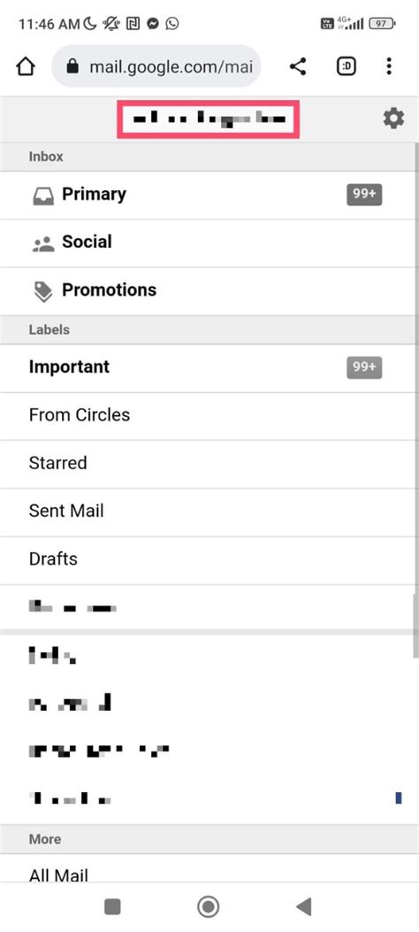 how to change default email to gmail on phone