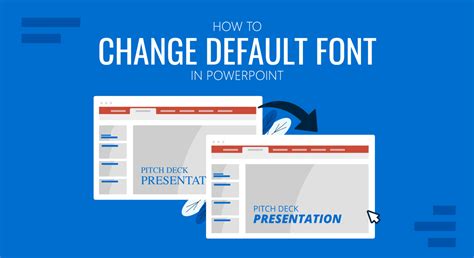 how to change default font in ppt template