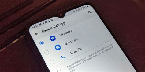 how to change default messenger on android